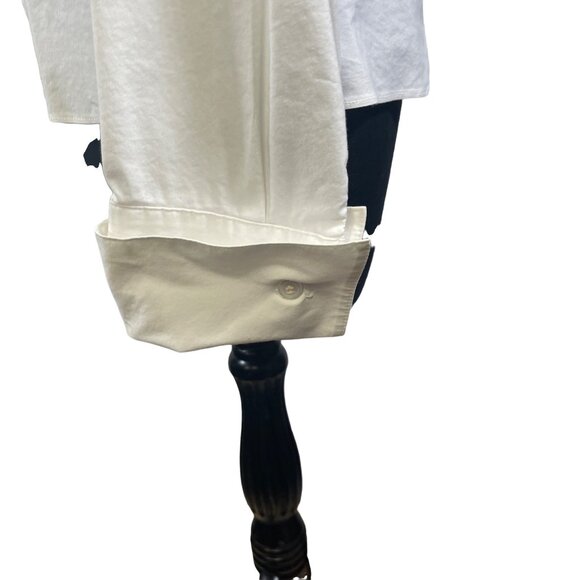 INC International Concepts Womens Size 14 Twist Front Blouse White - Picture 6 of 11